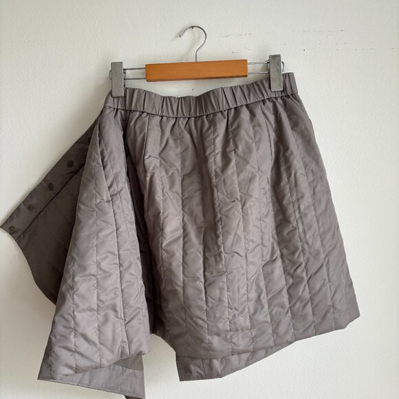 Puffer Mini Grey Skirt - Picture 5 of 7